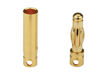 4.0mm gold plated connector