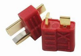 Deans connectorwith ribs